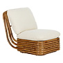 Gubi - Bohemian 72 lounge stoel, rattan - Diagonal Boucle 002