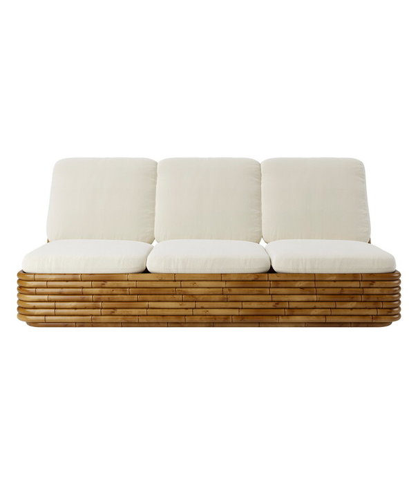 Gubi  Gubi - Bohemian 72 lounge sofa, rattan  Diagonal Boucle 007