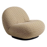 Pacha Outdoor Lounge Chair Chevron FR 022, swivel base