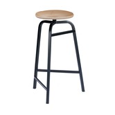 Northern -Treble counter stool leather H65 cm