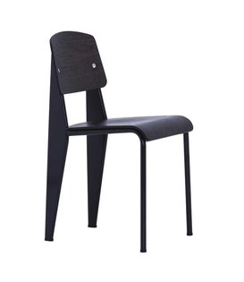 Vitra - Standard chair, dark oak - deep black