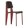 Vitra - Standard SP stoel teak-bruin -Japans rood