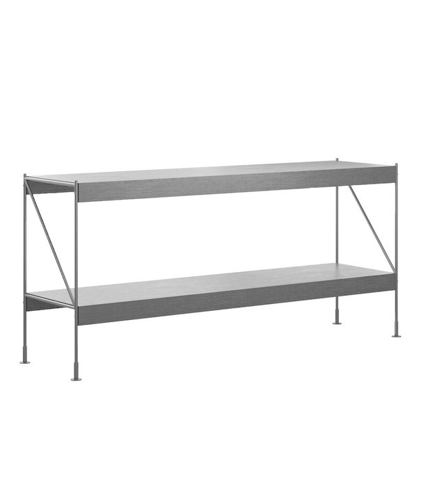 Audo Audo Zet Opbergsysteem zwart eiken, zwart frame