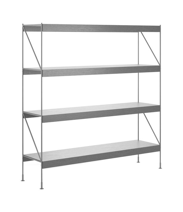 Audo Audo Zet Storage System black oak, black frame