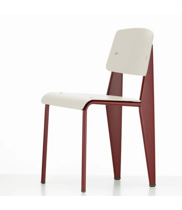 Vitra  Vitra - Standard SP chair teak brown - Japanese red