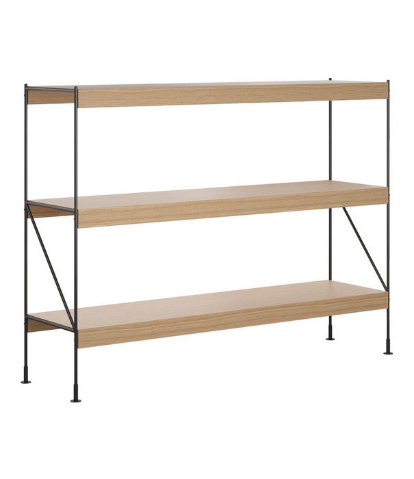 Audo Audo Zet Storage System oak - black frame