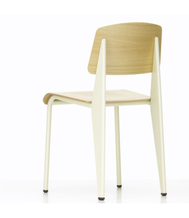 Vitra  Vitra Standard Dining Chair natural oak, Japanese red legs