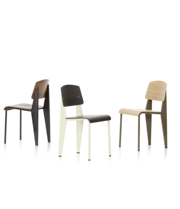 Vitra  Vitra - Standard chair, dark oak - deep black