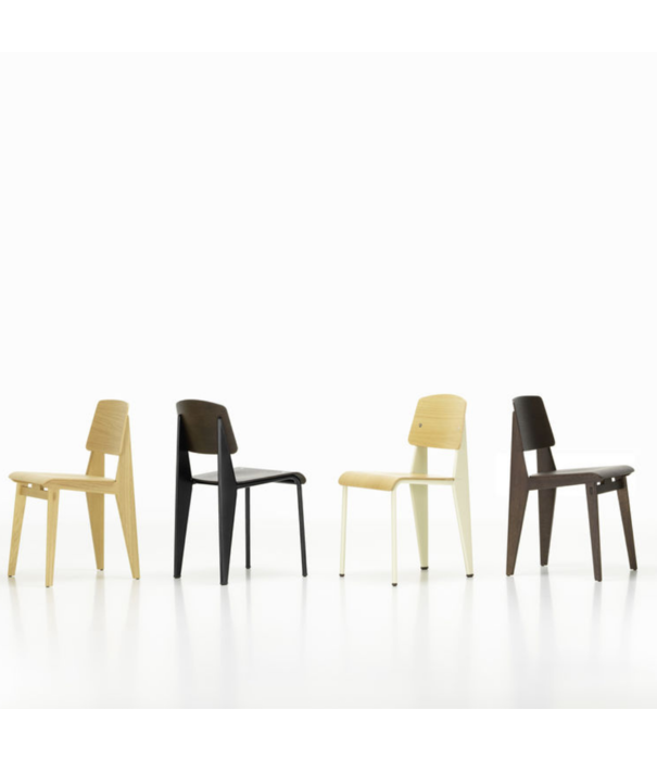 Vitra  Vitra - Standard chair, dark oak - deep black