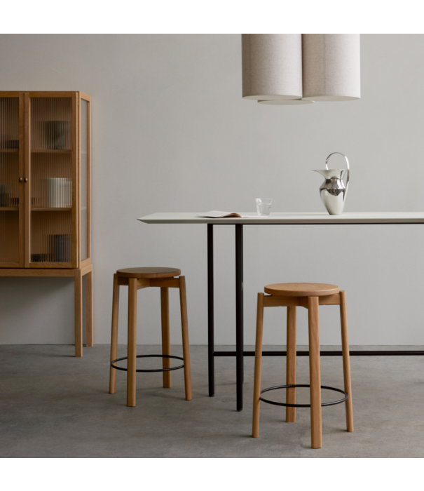 Audo Audo Passage Counter Stool oak H65