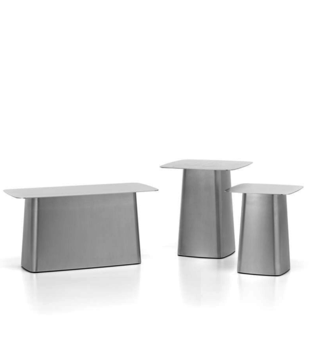 Vitra  Vitra - Metal Side Table Outdoor small, zinc