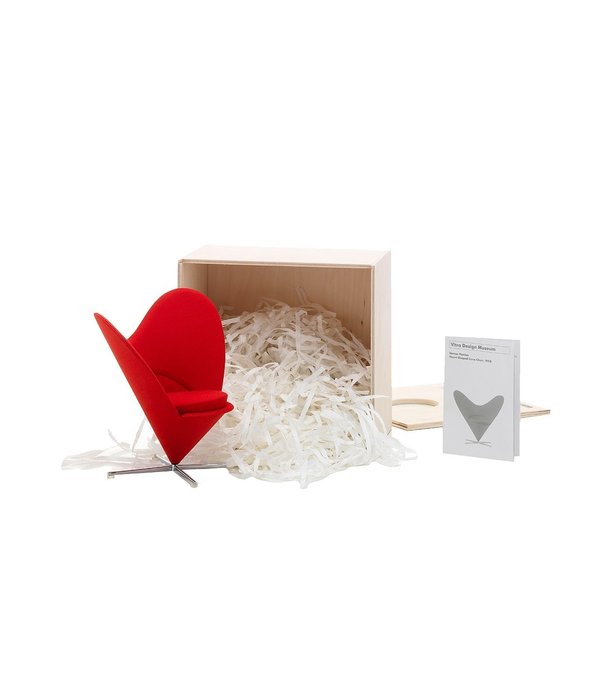 Vitra  Vitra - Miniatuur Heart-Shaped Cone Chair Red