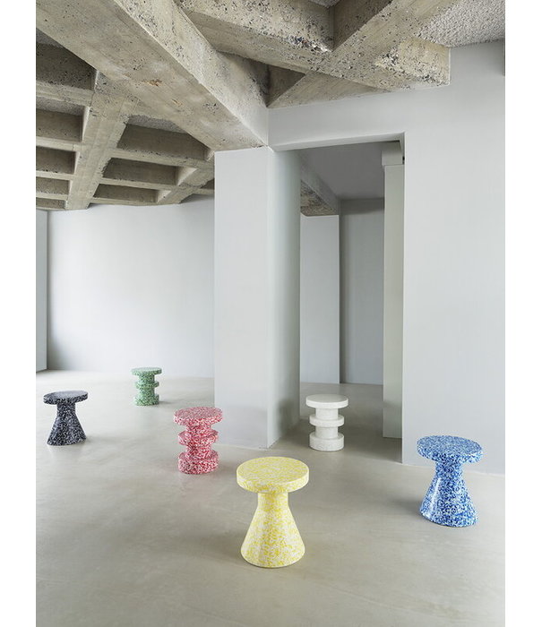 Normann Copenhagen  Normann Copenhagen -Bit bijzettafel / kruk Cone Geel