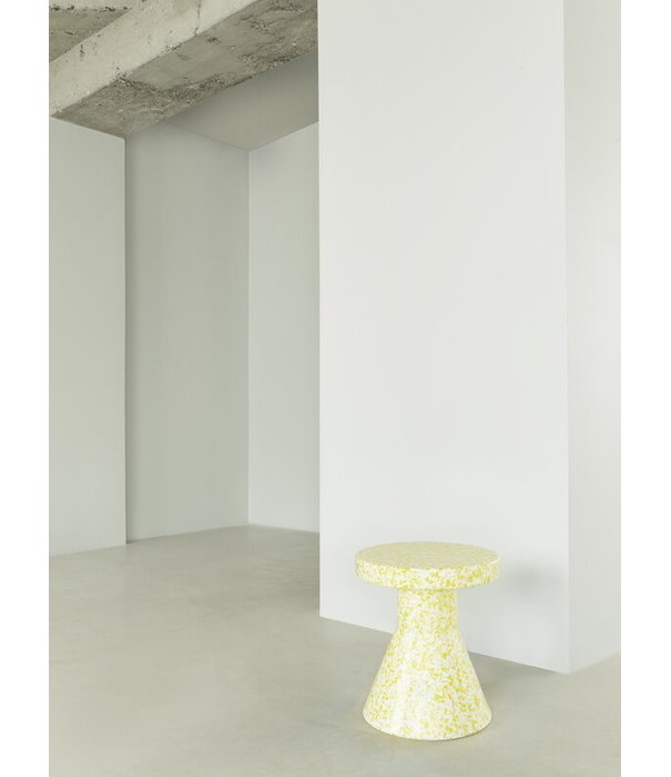 Normann Copenhagen  Normann Copenhagen -Bit  SideTable / Stool Cone Yellow