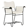 Gubi - Tropique dining chair w/o fringes black / white