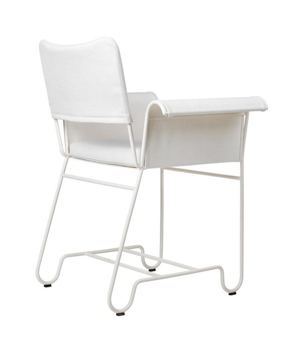 Gubi  Gubi - Tropique dining chair w/o fringes white - white