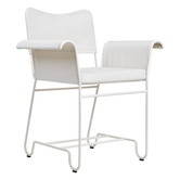 Gubi - Tropique dining chair w/o fringes white - white