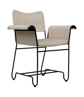 Gubi - Tropique dining chair black / beige
