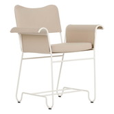 Gubi - Tropique dining chair w/o fringes white / beige