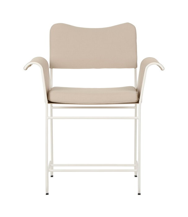 Gubi  Gubi - Tropique dining chair w/o fringes white / beige