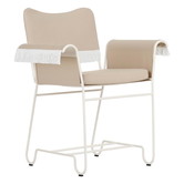 Gubi - Tropique chair, white - beige - fringes