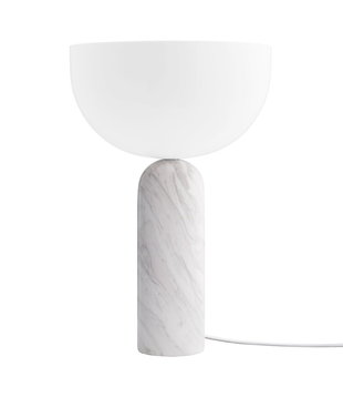 New Works - Kizu table lamp large - white marble