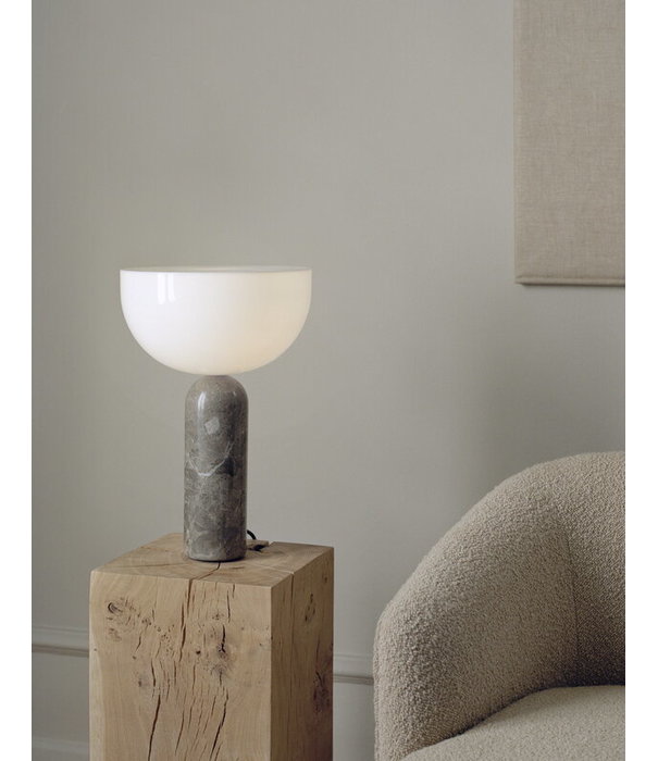 New Works  New Works - Kizu table lamp large - grey marble