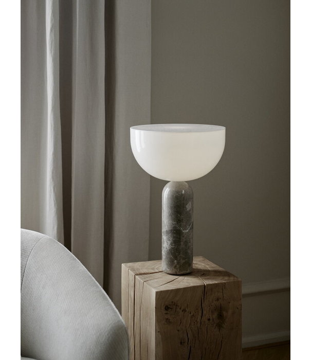 New Works  New Works - Kizu table lamp large - grey marble