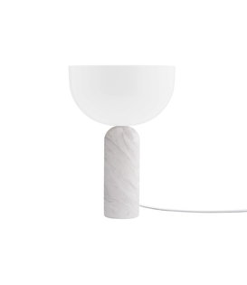 New Works - Kizu tafellamp small - wit marmer