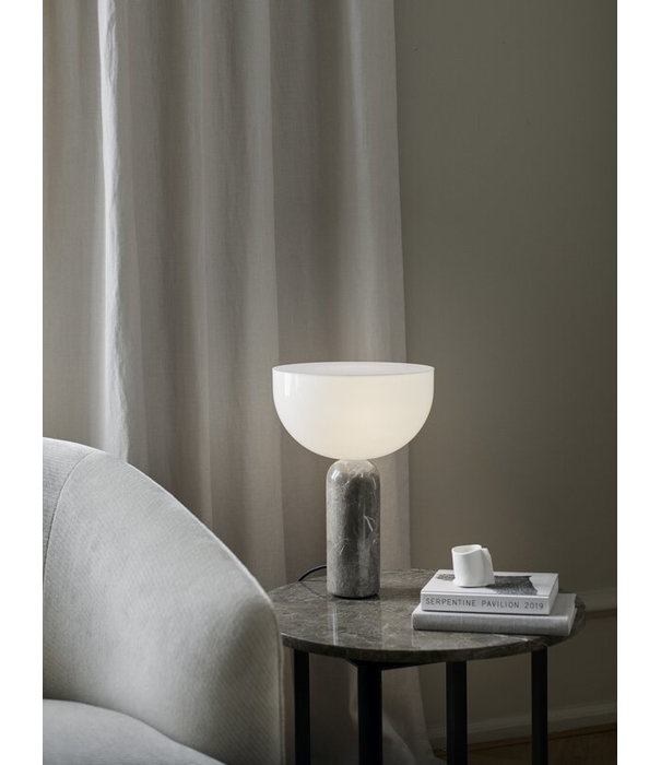 New Works  New Works - Kizu table lamp small - grey marble