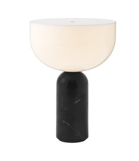 New Works - Kizu portable table lamp - black marble