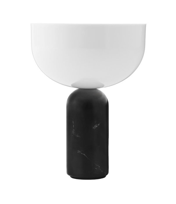 New Works  New Works - Kizu portable table lamp - black marble