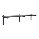 Verso Design -Tikas wall shelf black L120 cm.