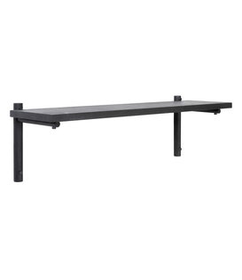 Tikas Wall Shelf black birch 24 x 80