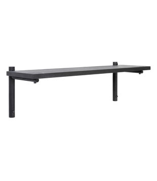 Tikas Wall Shelf black birch 24 x 80