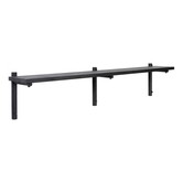 Verso Design -Tikas wall shelf black L120 x 19 cm.