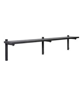 Verso Design -Tikas wall shelf black L120 x 19 cm.