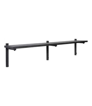 Tikas Wall Shelf black birch 19 x 120