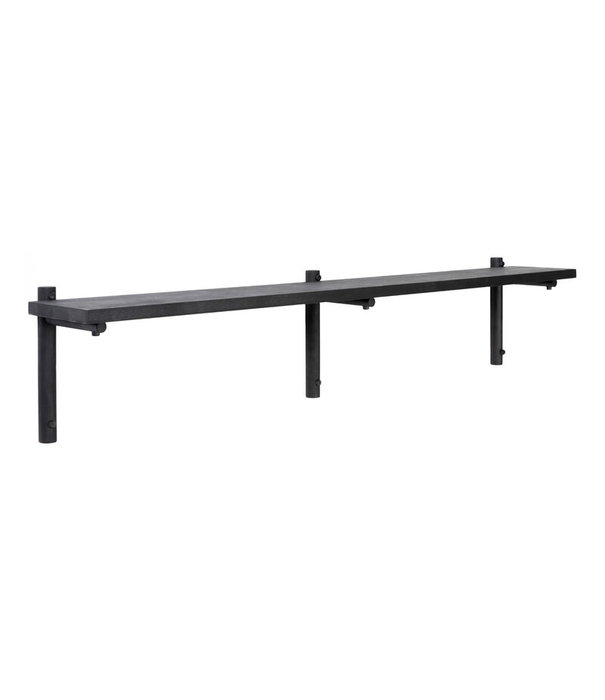 Verso Design  Tikas Wall Shelf black birch 19 x 120