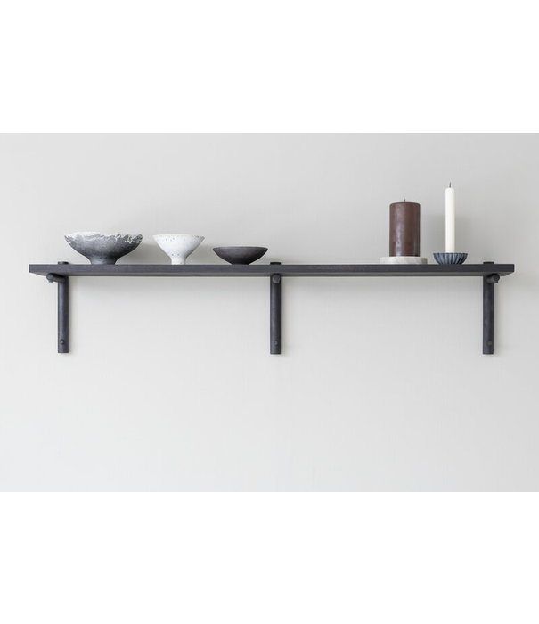 Verso Design  Tikas Wall Shelf black birch 19 x 120