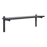 Verso Design -Tikas wall shelf black L80 x 19 cm.