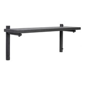 Verso Design -Tikas wall shelf black L60 x 19 cm.