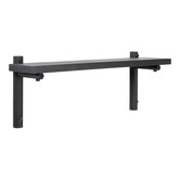Tikas Wall Shelf, black birch