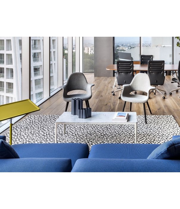 Vitra  Vitra Plate coffee table Carrara marble, white base