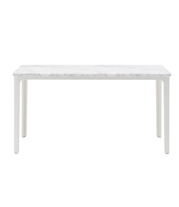 Vitra  Vitra - Plate coffee table Carrara marble, white base