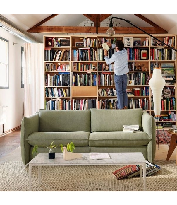 Vitra  Vitra Plate coffee table Carrara marble, white base