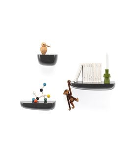 Vitra - Corniches Shelves dark grey set