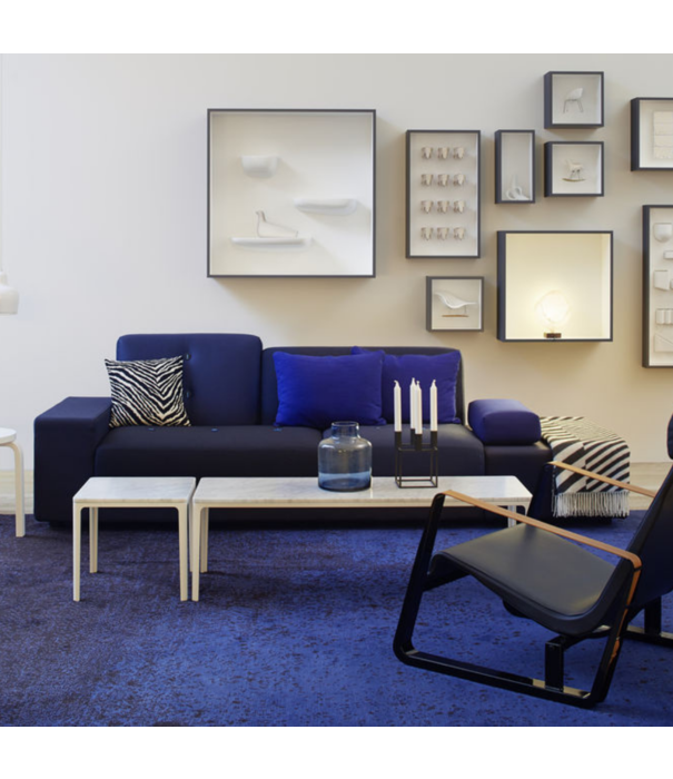 Vitra  Vitra Plate coffee table Carrara marble, white base