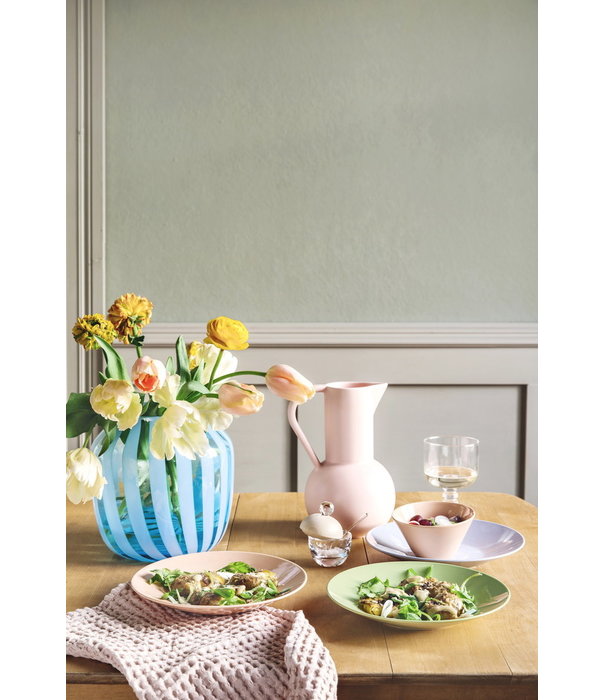 Hay  Hay - Juice wide vase - light blue