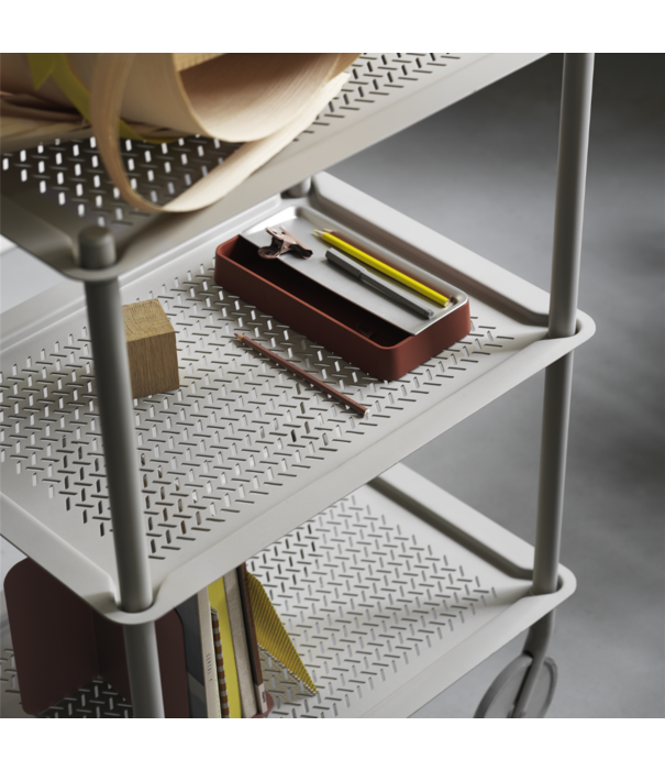 Muuto Muuto Flow Trolley 3-layer blue-grey